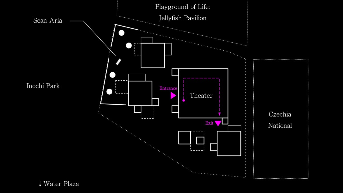 Scan tower installation location map