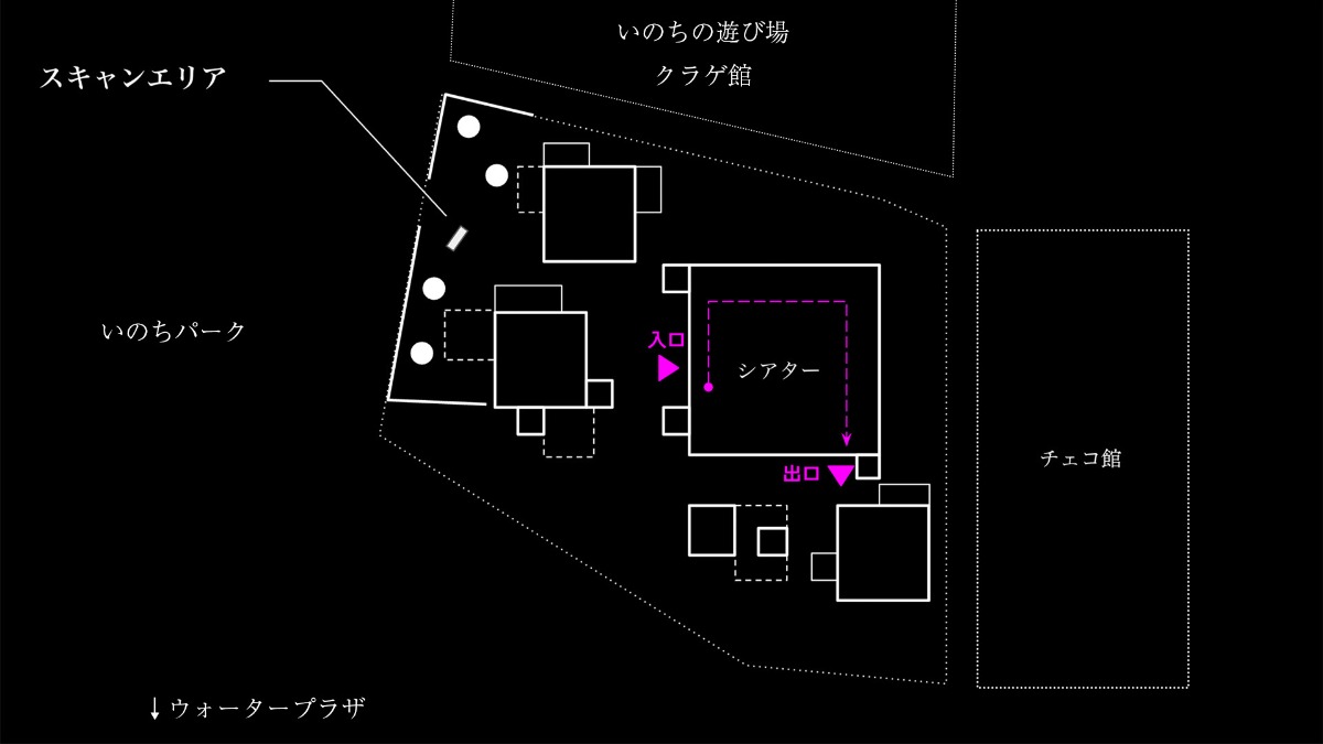 スキャンタワー設置場所マップ